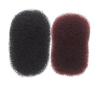 Ipetboom 2pcs Volume Hair Clips for Women Invisible Puff Hair Head Cushion Sponge Inserts Seamless Root Lifter for Effortless Height and Fluffy Hairstyle Brown and Black