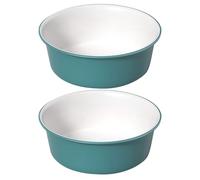 Ipetboom 2pcs Wash Basin Portable Washbowl 14.2in X 11.4in X 6.3in Deep and Thick Sturdy Plastic Materials Camping Salon Face Cleansing Convenience and Efficiency