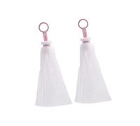 Ipetboom 2pcs White Foaming Soap Nets for Face and Body Cleansing, Made of Sturdy Pp with Comfortable Texture, Can be Hung for Easy Storage, Shower Cleaning Tools for Daily Bath Use