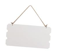 Ipetboom 2pcs White Unfinished Wood Door Plaques DIY Hanging Signs Blank Plate Decor for Shop Store Home Wedding Bar Cafe Kitchen Wall Craft