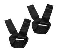 Ipetboom 2pcs Wide Edge Wig Grip Bands for Women Black Non-slip Satin Hair Wrap Headbands Keep Wigs Secure Comfortable Stylish for Travel and Daily Wear