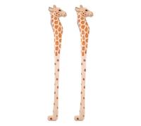 Ipetboom 2pcs Wooden Back Scratcher: Men and Women Long Handle Itching Tool - Artistic Woodcarving Back Scratching Stick Body Relaxation Tool