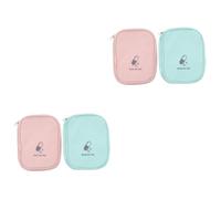 Ipetboom 2sets Portable Medical Kit Outdoor Kit Portable Small Medical Kit Outdoors Portable Medicine Bag Zips Carrying Travel Hiking Medicine Pouch Holder Waterproof Oxford 2pcs*2