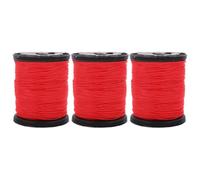 Ipetboom 3 Rolls Construction String Line Nylon Masonry Twisted String for Building Sites Bricklaying Outdoor Use Strong Nylon Cord for Construction Needs