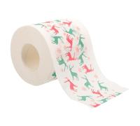 Ipetboom 3 Rolls Creative Santa Claus Tissue Roll Fun Party Present Christmas Decor Fashion Roll Paper Pulp for Holiday Celebrations and Gatherings