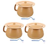 Ipetboom 3 Sets Chemical Toilet Chamber Bidet Toilet Seat Toilet Training Potty Seat for Toilet Smart Toilet Seat Diverter Unisex Male Urinal with Hose Potty Toilet Poo Pee Plastic