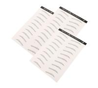 Ipetboom 3 Sheets Self Adhesive Eyebrow Stickers Temporary Hair Like Transfers for Women Durable Natural Texture Seamless Integration for Effortless Grooming