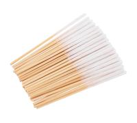 Ipetboom 300pcs Long Bamboo Cotton Swabs Pack Portable Non-shedding High Absorption for Makeup