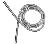 Ipetboom 304 Stainless Steel Wire Cable Sleeve Protector, 20mm Inner Diameter Threaded Hose, 3m Coiled Tube Sleeve for Cable Management and Wire Protection in Industrial and Home Use