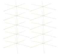 Ipetboom 30Pcs 14.5Cm Brass Wire Snowflake Shapes for DIY Beading Projects, Metal Snowflake Material for Christmas Ornaments and Winter Decorations