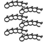 Ipetboom 30pcs Brake Line Lock Clips for Wheelchair and Rollator Brake Cable Clamps, Plastic Wire Clips Fit 25mm Tube, Mobility Aid Accessories for Walker and Rollator Maintenance