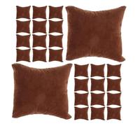 Ipetboom 30Pcs Brown Velvet Watch Pillow Cushions 7.5X8.5Cm Soft Display Cushions for Small Wrist Jewelry Box Bracelet Display Pads