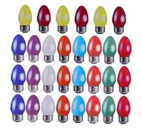 Ipetboom 30pcs Colorful Light Bulb Magnetic Stickers for Fridge Car Garage Metal Surfaces Reflective Fun Magnets for Decoration and Organization