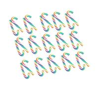 Ipetboom 30Pcs Decorative Cane Props for Christmas DIY Phone Shell Accessories Simulation Crutches for Handmade Crafts for Holiday Decoration and Creative Projects