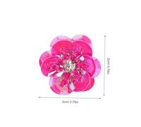 Ipetboom 30pcs Hand-Stitched Peony Floral Sequin Applique Patches Embroidered Glitter Flower Patches for DIY Clothes Shoes Hats Crafts