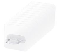 Ipetboom 30pcs Multi Purpose Adhesive Wall Hooks Sticky Hooks for Bathroom Kitchen for Hanging Towels Spray Bottles More No Drilling Required