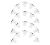 Ipetboom 30pcs Pe Polyethylene Laboratory Funnel Stoppers for Separatory Funnels 19/26 Plastic Ground Joint Dust Caps Analytical Chemistry Lab Equipment Replacement