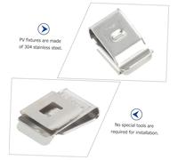 Ipetboom 30pcs Photovoltaic Cable Clips Quick Release Wire Clamp with Barbs for Solar Panel and Trailer Frame Mm² Dual Wire Fixing Cable Management