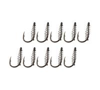 Ipetboom 30pcs Portable Fishing Hooks High Carbon Steel Lightweight outside Fishhook Practical Fishing Gear for Freshwater and Saltwater Angling