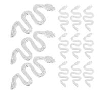 Ipetboom 30pcs Silver Alloy Rhinestones for Nails Nail Metal Decor Fingernail Charms for Creating Art Designs Suitable for Dating and Vacation
