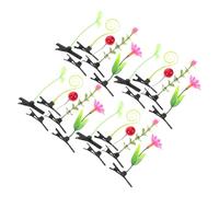Ipetboom 30pcs Simulation Plant Hair Clips Assortment for Lightweight Green Plant Hairpins with Gradient Leaves Red Fruits Sunflowers and Flowers School Accessories for Daily Wear and Party
