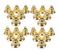 Ipetboom 30pcs Small Bell Pendant Ornaments Vintage DIY Craft Bells for Wedding Christmas Home Decor Rustic Charms for Wind Chimes Keychain Door Hanging