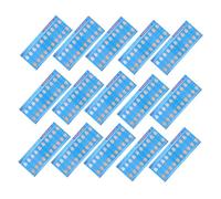 Ipetboom 30pcs Teeth Chart Comparison Cards Paper Shade Guide for Teeth Assessment Random Color
