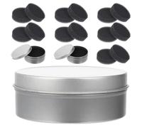Ipetboom 33pcs Makeup Brush Cleaner Sponge Set for Travel, Activated Carbon Sponge Material, Easy Maintenance and Portable Travel Design, for Removing Eyeshadow and Cosmetic Residue