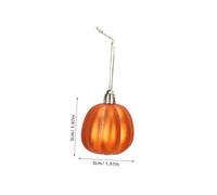 Ipetboom 36pcs Artificial Mini Pumpkin Hanging Ornaments Realistic Plastic Autumn Pumpkin Decorations for Thanksgiving Harvest Party Lightweight Fall Tree Decor with Detailed Texture