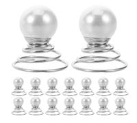 Ipetboom 36pcs Twist Hair Studs: Metal Coil Bun Maker Clips - Bridal Swirl Updo Pins - Faux Pearl Spiral Hair Accessories for Wedding Brides Bridesmaids