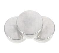 Ipetboom 3pcs Aluminum Weighing Boxes with Smooth Surface for Laboratory Experiment and Chemistry Teaching, Practical Weighing Dishes for Soil Sampling and Accurate Measurement