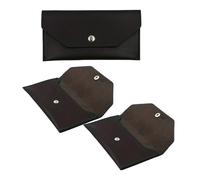 Ipetboom 3pcs Cash Envelope Wallet Pure Pu Wallet Snap Button Thin Clutch Money Purse Organizer for Cash and Receipts Budget Management Womens Purse