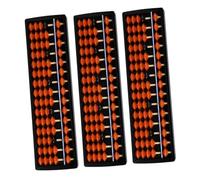 Ipetboom 3pcs Chinese Abacus Educational Counting Tool for Adults Portable Math Learning Calculator to Boost Thinking Speed and Enhance Calculation Skills