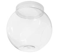 Ipetboom 3pcs Clear Candy Jars with White Transparent Lids Each Reusable Pet Cookie Containers for Party Cookie Holder Small Candy Storage Dry Fruit Organizer Transparent Tea Jar for Home