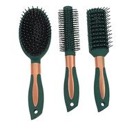 Ipetboom 3pcs Curling Comb Set Airbag Hair Brush Paddle Brush for Blow Drying Detangling Kit Hair Comb