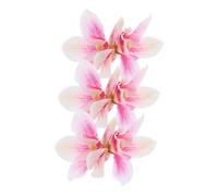 Ipetboom 3pcs Cymbidium Hair Clips Exotic Flower Barrettes Style Hair Decorations For Weddings Coastal Getaways And Spring Outings
