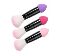 Ipetboom 3pcs Double Ended Makeup Brush Revolution Blush Foundation Powder Brush for Women