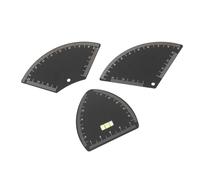 Ipetboom 3pcs Eyebrow Locator Kit Eyebrow Mapping Tool Brow Definer Ruler for Shaping Brows Measuring Tool