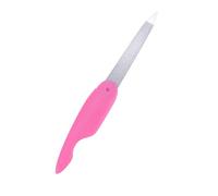 Ipetboom 3pcs Foldable Stainless Steel Nail Files Set Portable Nail Buffers for Manicure and Pedicure for Home and Travel Use