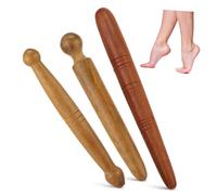 Ipetboom 3pcs Foot Pressure Point Massager Reflexology Tool Massagers Circulation Pressure Point Hook Reflexology Stick Feet Massager Tai Core Pen Foot Massager Massage Point Tool Wooden