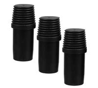 Ipetboom 3pcs German Style Threaded Extension Tips Replacement Kit for Mop Broom Handles Metal Connectors with Stable Connection for Window Squeegee Adapter and Cleaning Tool Repair