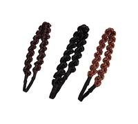 Ipetboom 3pcs Hair Buns Hair Headband Wig Headband for Women Fashion Headwrap Headpiece