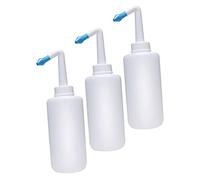 Ipetboom 3Pcs Household Nasal Irrigation Bottle Set Rinse Cleaner for Adults Plastic Nose Wash Tool Effective for Coughs and Colds Easy to Use