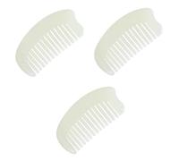 Ipetboom 3pcs Jade Comb Hair Detangler Brush Massage Comb for Women Men Detangle Hair Relaxation Tool Guasha Scrapper