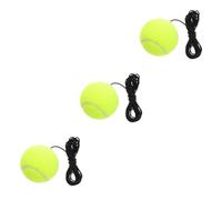 Ipetboom 3pcs Lightweight Tennis Ball with Elastic String for Single Player Practice Portable Training Equipment for Beginner and Advanced Fitness Tennis Training