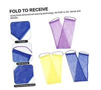 Ipetboom 3Pcs Long Body Scrubber Bath Mesh Back Strap for Men Women Exfoliating Shower Back Scrubber Removes Dead Skin Promotes Circulation Comfortable Touch for Neck Shoulders Feet