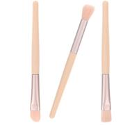 Ipetboom 3pcs Makeup Brush Set for Travel Soft Bristles Blush Brush in Light Pink Cosmetic Face Beauty Tools