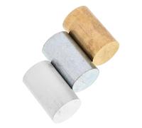 Ipetboom 3pcs Metal Density Cylinders Set Copper Iron Aluminum for Physics Science Experiments School Lab Specific Gravity Investigation Reusable Accurate Measurement