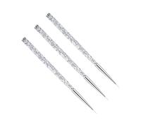 Ipetboom 3pcs Nail Brush Set Marbling Handle Nail Art Pens for Precise Designs Professional Personal Use Includes and DIY Manicures