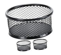 Ipetboom 3pcs Paper Clip Organizer Mesh Desk Holder Compact Storage Box for Office School Lightweight Portable Wire Container for Fast Access and Stylish Desktop Tidy